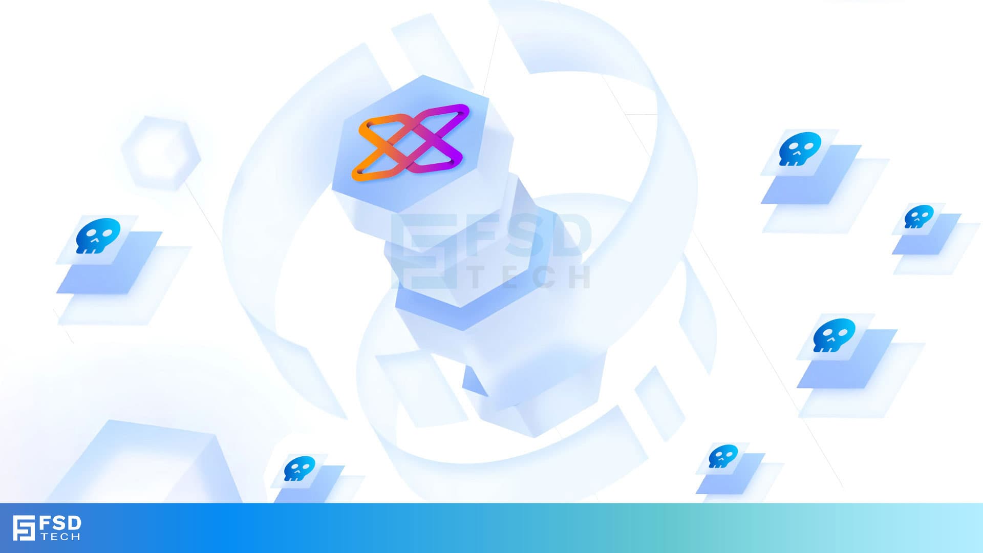 Xcitium Cybersecurity Visual Representing Protection Against Malware And Ransomware Threats. Modern AI-Driven Endpoint And Zero Dwell Containment Technology By FSD Tech Blocking Attacks Before They Impact Business Networks