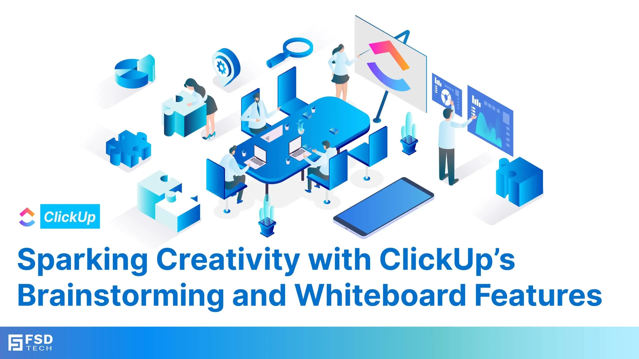 ClickUp Brainstorming and Whiteboard Features