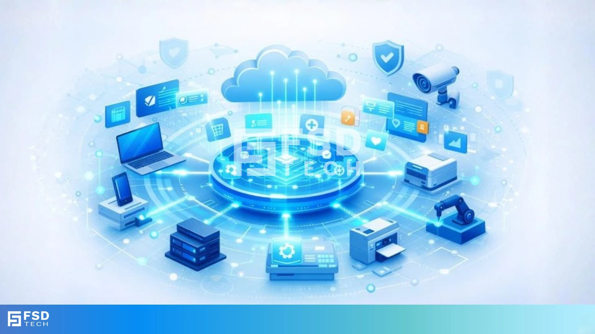 Illustration of Cato Device Inventory using passive traffic analysis to identify IT, IoT, and OT devices, providing real-time device context, security visibility, and policy precision across cloud networks.