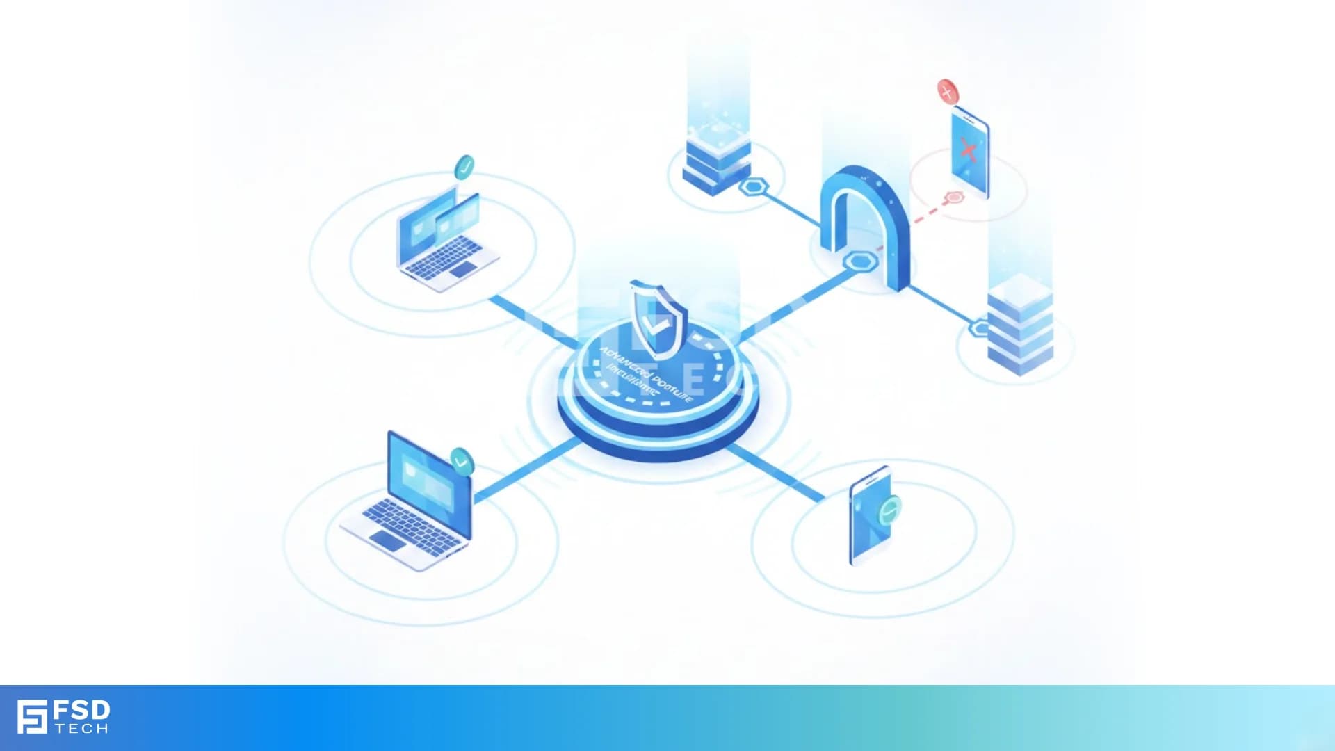 Cato SASE infographic showing continuous device posture evaluation and Zero Trust enforcement without disrupting user connections.